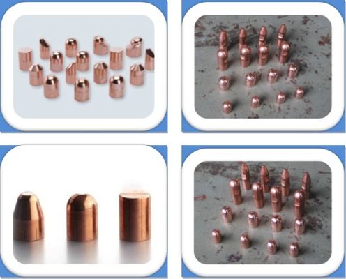 50pcs/Box CuCrZr مربع مقاومت نقطه جوش الکترود ها نکات