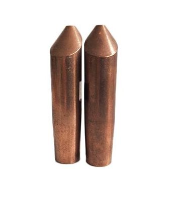 C18150 83HRB نوک الکترود جوشکاری نقطه مستقیم آلیاژ مس