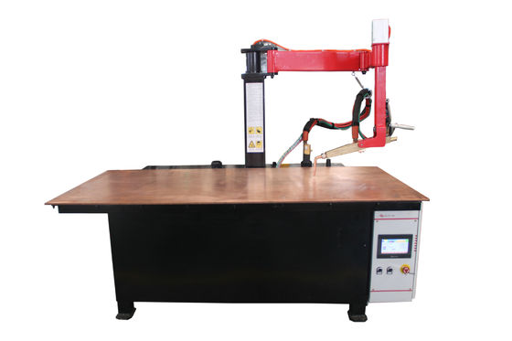 بازوی کریک 130KVA 0.5Mpa ماشین جوشکاری نقطه ای AC با میز ورق گالوانیزه